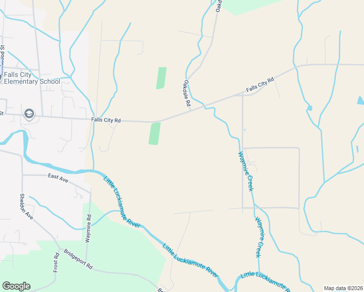 map of restaurants, bars, coffee shops, grocery stores, and more near 18990 Falls City Road in Dallas