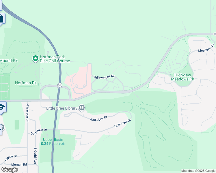 map of restaurants, bars, coffee shops, grocery stores, and more near 1880 Fisher Way in River Falls