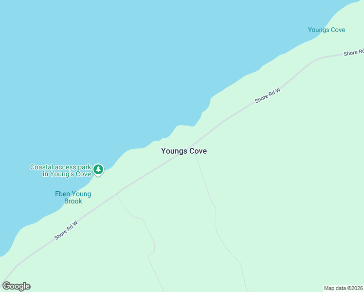 map of restaurants, bars, coffee shops, grocery stores, and more near in Youngs Cove