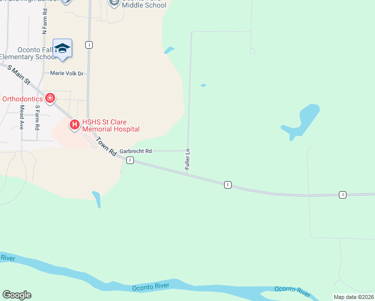 map of restaurants, bars, coffee shops, grocery stores, and more near 5237 Fuller Lane in Lena