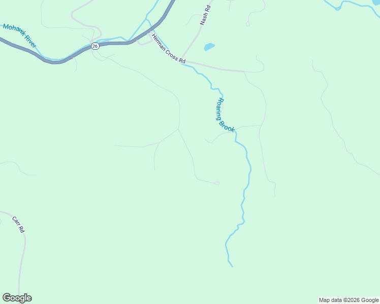map of restaurants, bars, coffee shops, grocery stores, and more near 12 Johnson Lane in Colebrook
