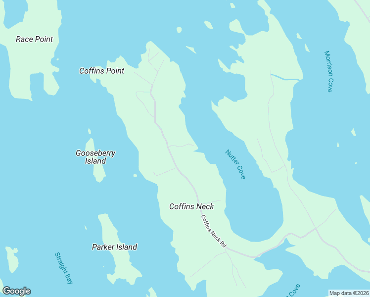 map of restaurants, bars, coffee shops, grocery stores, and more near 130 Coffins Neck Road in Lubec