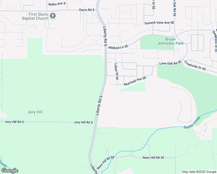 map of restaurants, bars, coffee shops, grocery stores, and more near 102 Muirfield Court Southeast in Salem