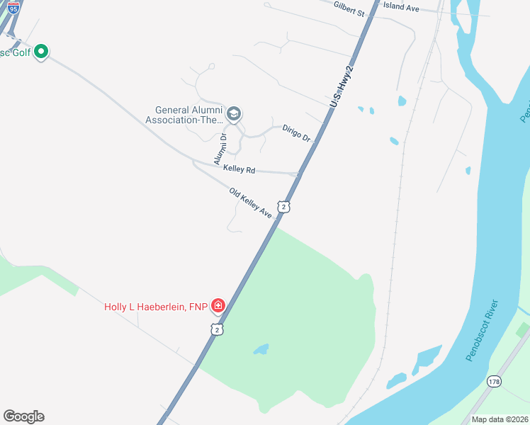 map of restaurants, bars, coffee shops, grocery stores, and more near 15 Old Kelley Avenue in Orono