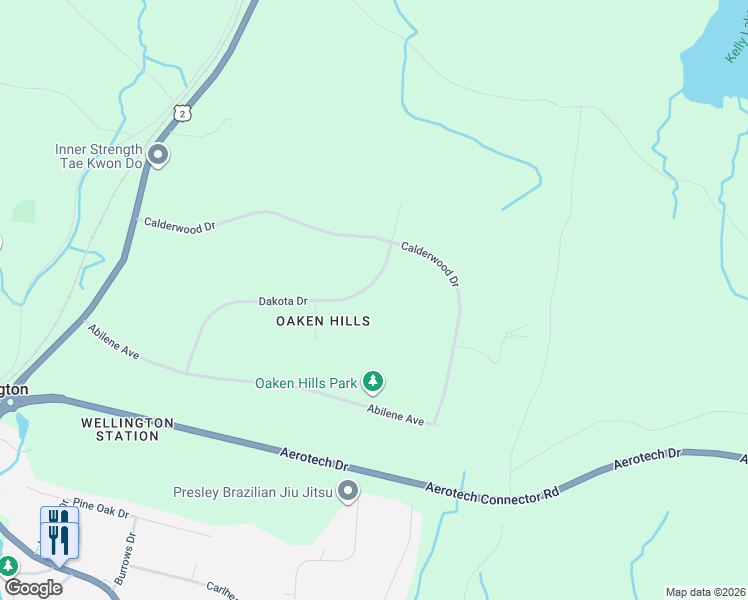map of restaurants, bars, coffee shops, grocery stores, and more near 251 Dakota Drive in Wellington