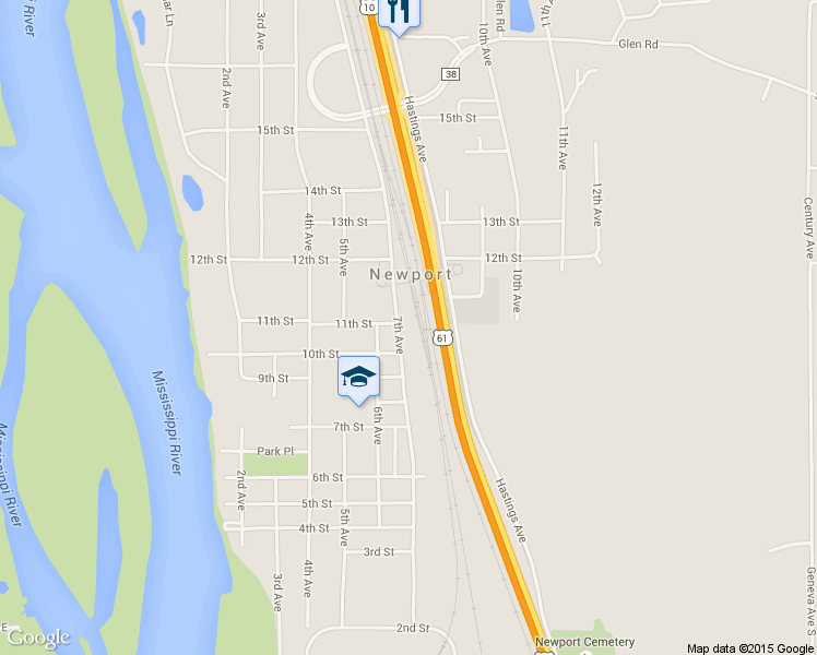 map of restaurants, bars, coffee shops, grocery stores, and more near 1092 7th Avenue in Newport