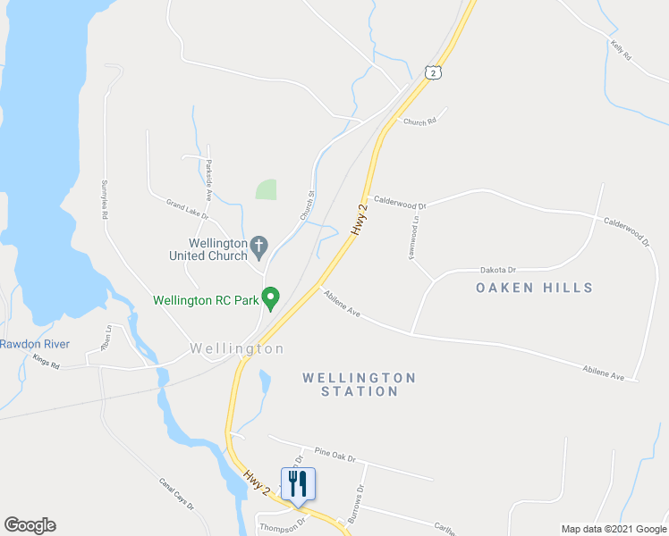 map of restaurants, bars, coffee shops, grocery stores, and more near 2 Hwy in Halifax, Subd. C