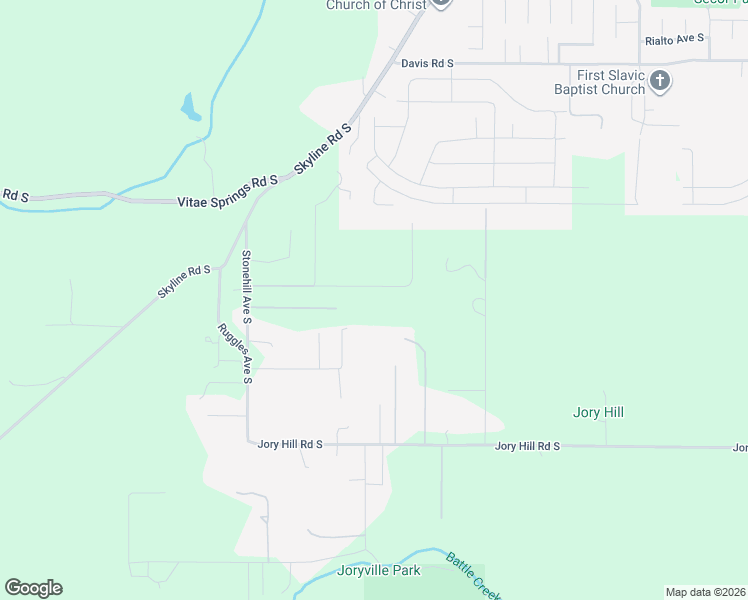 map of restaurants, bars, coffee shops, grocery stores, and more near 2443-2465 Everett Drive South in Salem