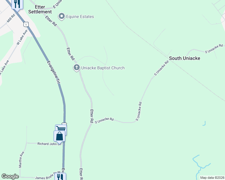 map of restaurants, bars, coffee shops, grocery stores, and more near 16 Grove Street in Mount Uniacke