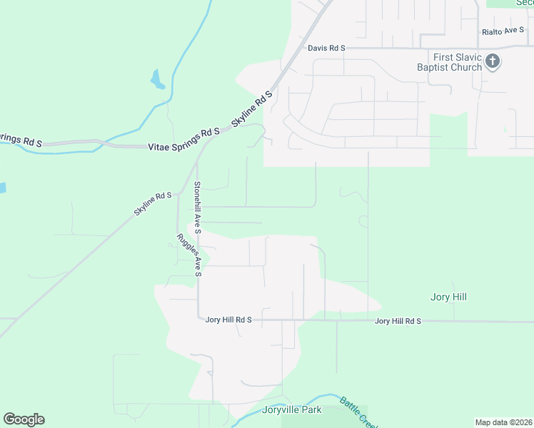map of restaurants, bars, coffee shops, grocery stores, and more near 2543 Everett Drive South in Salem