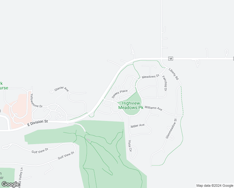 map of restaurants, bars, coffee shops, grocery stores, and more near 2469 Dawes Place in River Falls