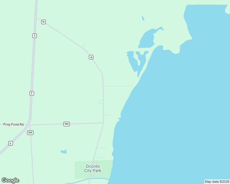 map of restaurants, bars, coffee shops, grocery stores, and more near 1840 Bay View Lane in Oconto