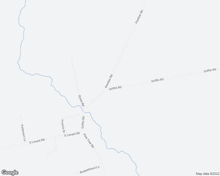 map of restaurants, bars, coffee shops, grocery stores, and more near 287 Griffin Road in Levant