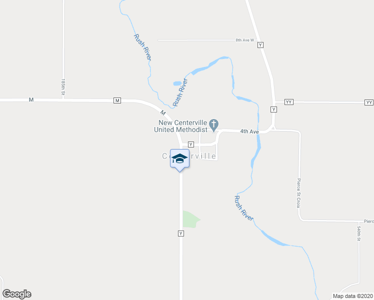 map of restaurants, bars, coffee shops, grocery stores, and more near 31 County Road M in Baldwin