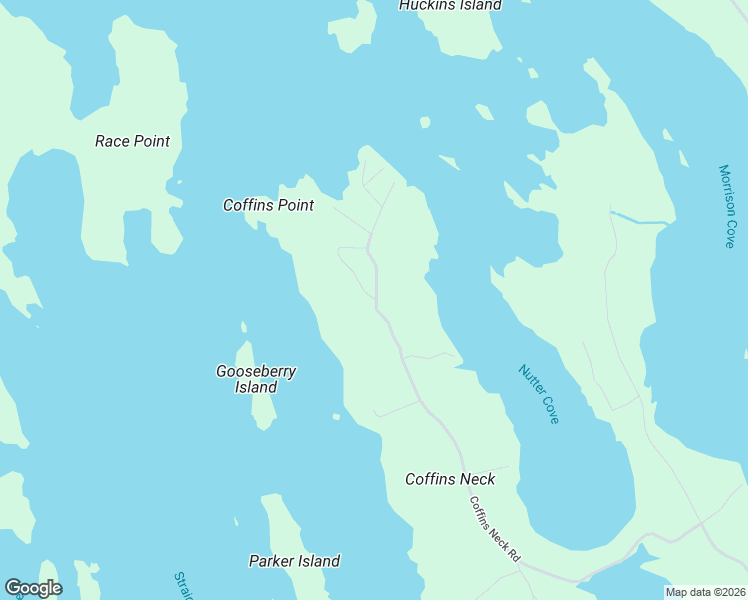 map of restaurants, bars, coffee shops, grocery stores, and more near 2 Ledge Lane in Lubec