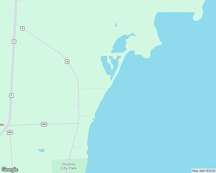 map of restaurants, bars, coffee shops, grocery stores, and more near 1840 Bay View Lane in Oconto