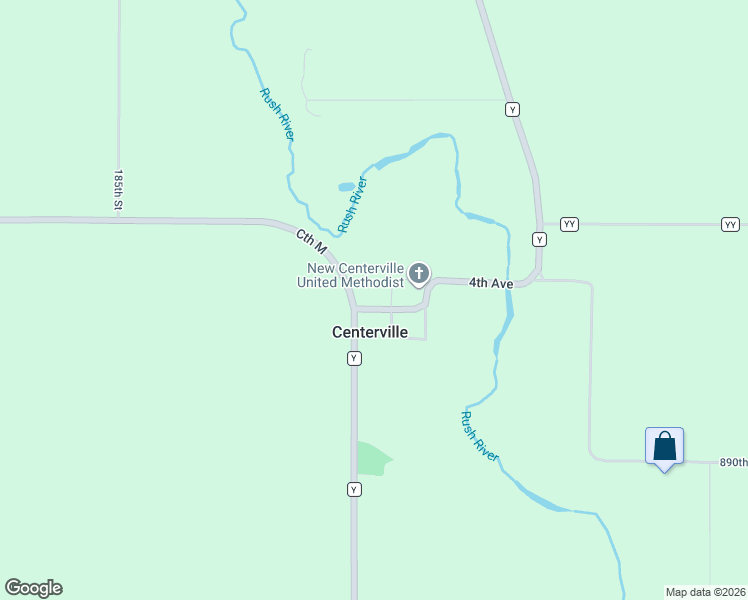 map of restaurants, bars, coffee shops, grocery stores, and more near 31 County Road M in Baldwin
