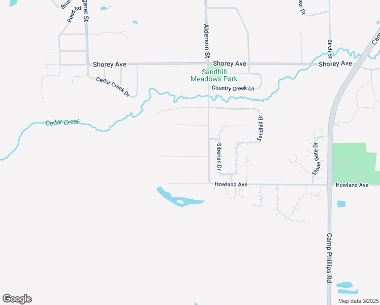 map of restaurants, bars, coffee shops, grocery stores, and more near 2404 Partners Lane in Schofield