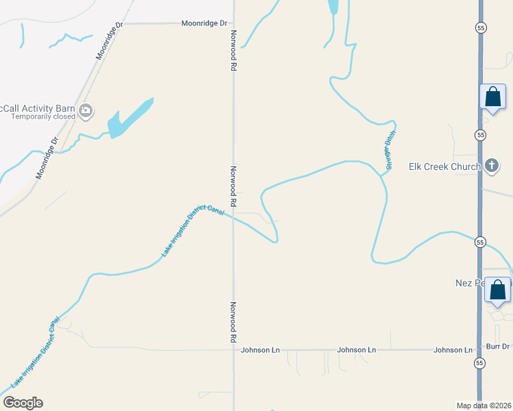 map of restaurants, bars, coffee shops, grocery stores, and more near in McCall
