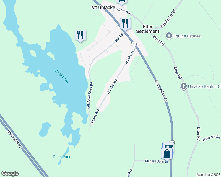 West Lake Avenue, Mount Uniacke NS Walk Score