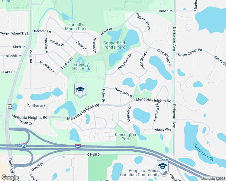 636 Hampshire Drive, Mendota Heights MN Walk Score