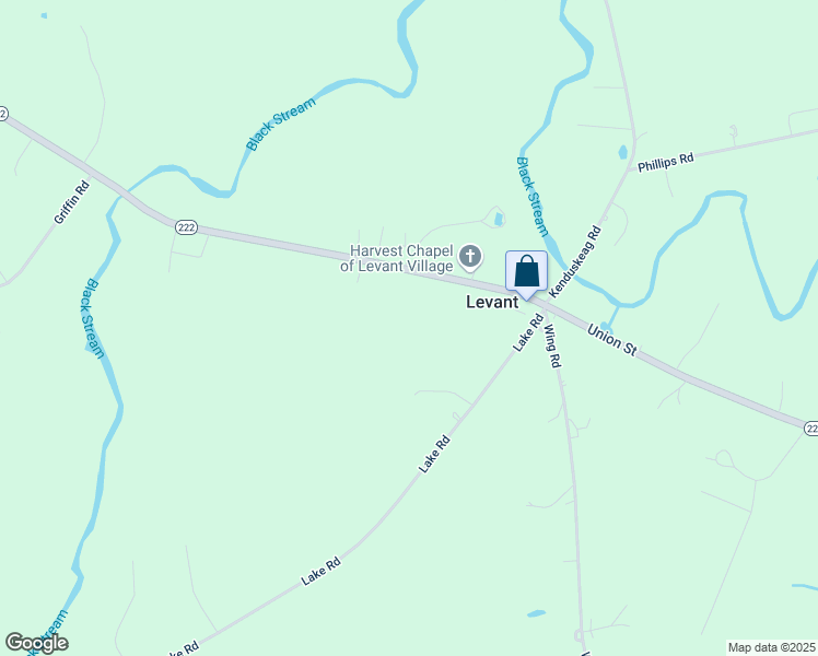 map of restaurants, bars, coffee shops, grocery stores, and more near 98 Blueberry Lane in Levant