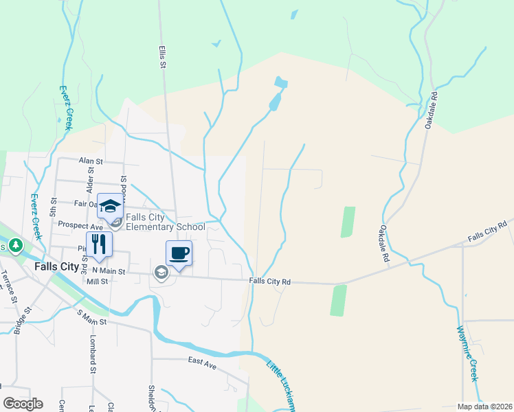 map of restaurants, bars, coffee shops, grocery stores, and more near 4515 Palmer Road in Dallas