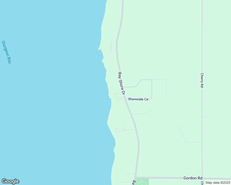 map of restaurants, bars, coffee shops, grocery stores, and more near 4117 Bay Shore Drive in Sturgeon Bay