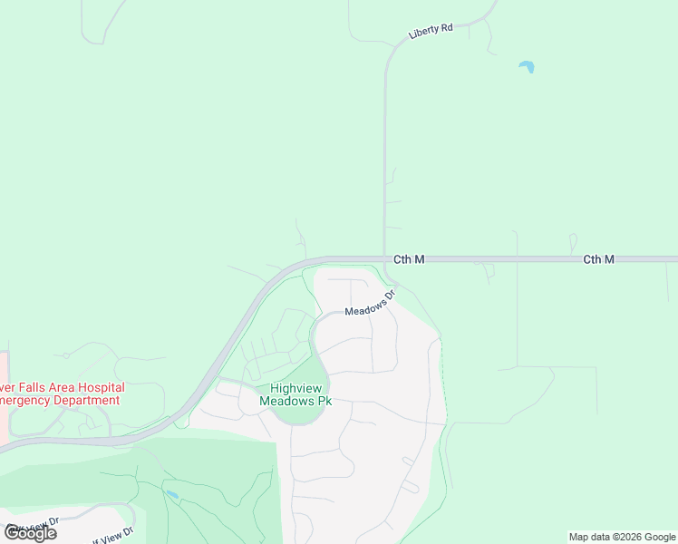 map of restaurants, bars, coffee shops, grocery stores, and more near 2645 Hilltop Lane in River Falls