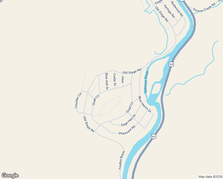 map of restaurants, bars, coffee shops, grocery stores, and more near Blue Ash in Salmon