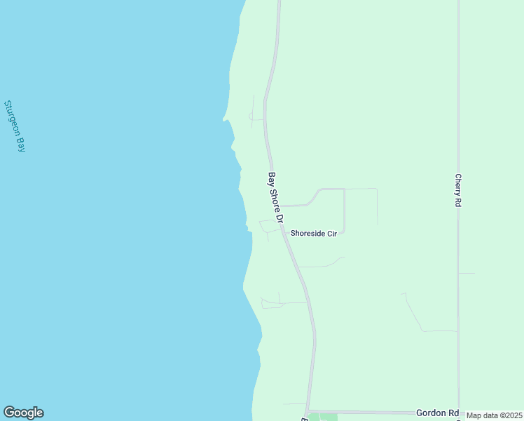 map of restaurants, bars, coffee shops, grocery stores, and more near 4117 Bay Shore Drive in Sturgeon Bay