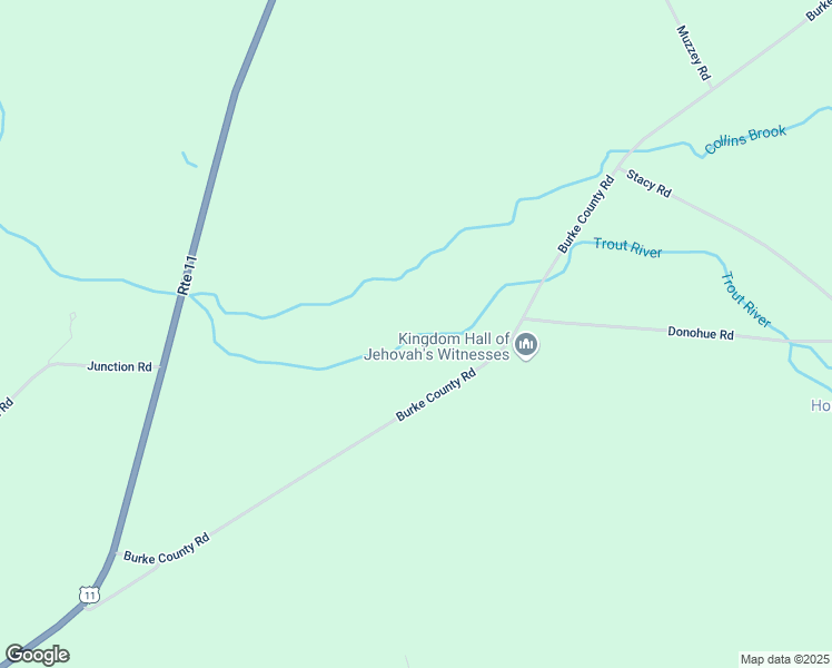 map of restaurants, bars, coffee shops, grocery stores, and more near 159 Burke County Road in Malone