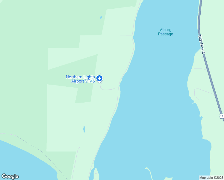 map of restaurants, bars, coffee shops, grocery stores, and more near 124 Poor Farm Road in Alburgh