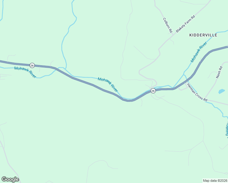map of restaurants, bars, coffee shops, grocery stores, and more near 1105 New Hampshire 26 in Colebrook