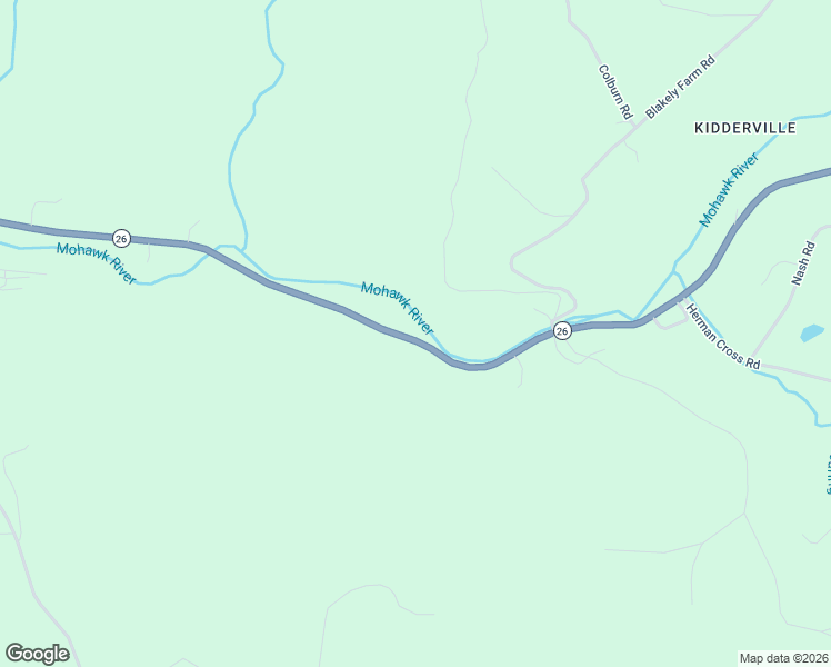 map of restaurants, bars, coffee shops, grocery stores, and more near 1105 New Hampshire 26 in Colebrook