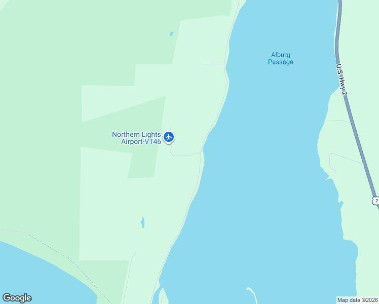 map of restaurants, bars, coffee shops, grocery stores, and more near 124 Poor Farm Road in Alburgh