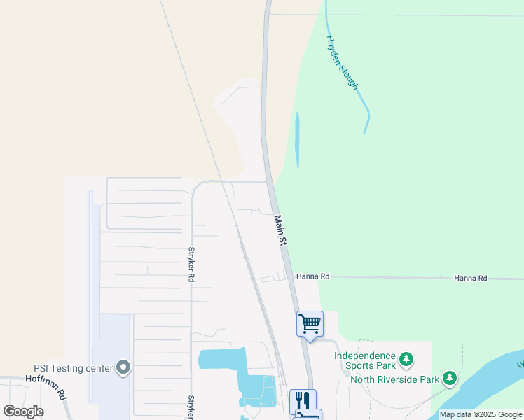 map of restaurants, bars, coffee shops, grocery stores, and more near 4319 Independence Highway in Independence
