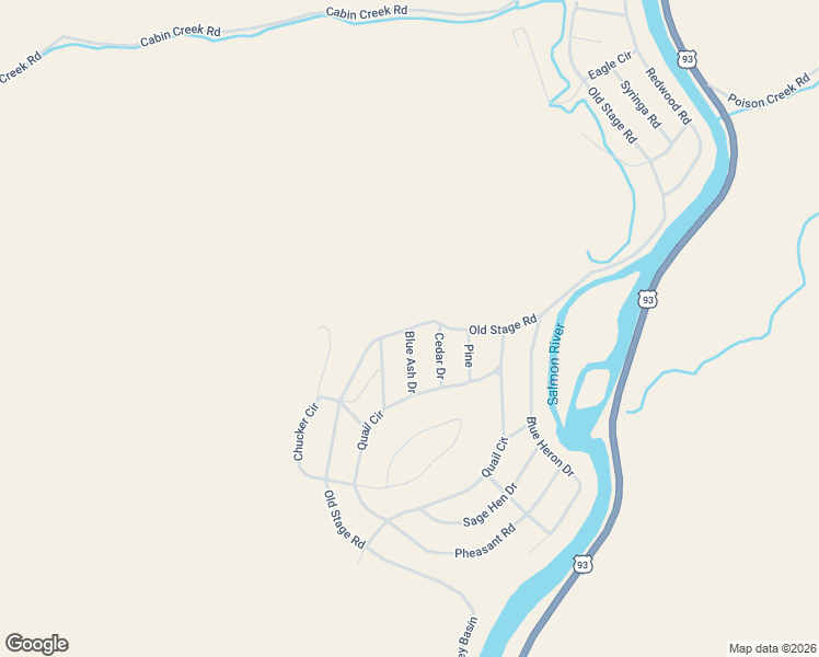 map of restaurants, bars, coffee shops, grocery stores, and more near Blue Ash in Salmon