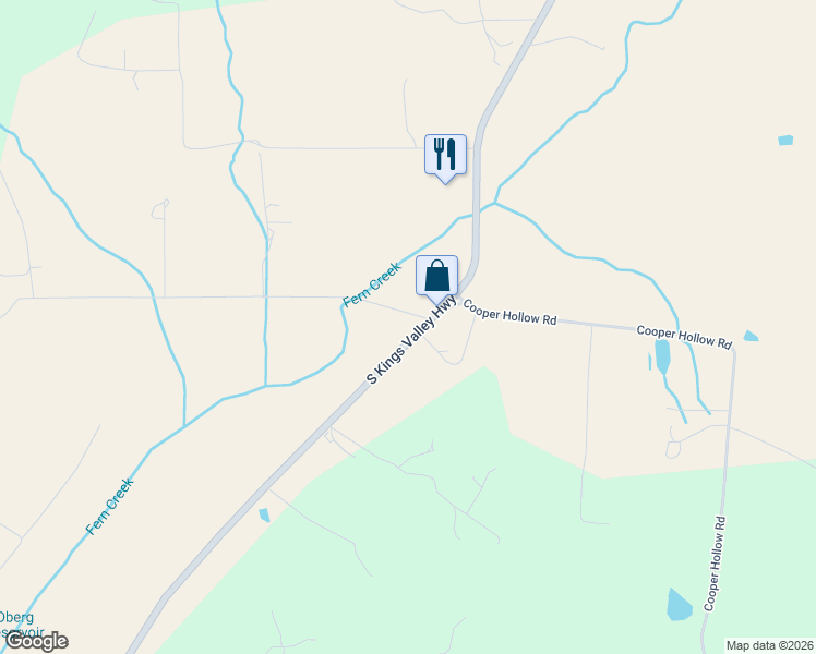 map of restaurants, bars, coffee shops, grocery stores, and more near 4351-4505 Kings Valley Highway in Dallas