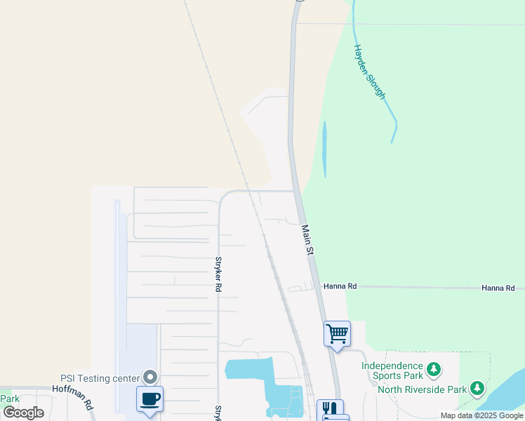 map of restaurants, bars, coffee shops, grocery stores, and more near 545 Kbel Yliniemi Lane in Independence