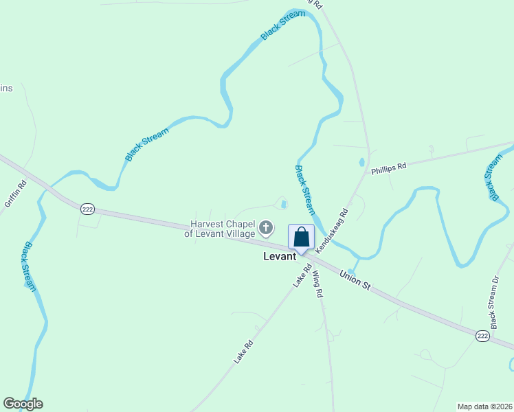 map of restaurants, bars, coffee shops, grocery stores, and more near 65 Rugosa Lane in Levant