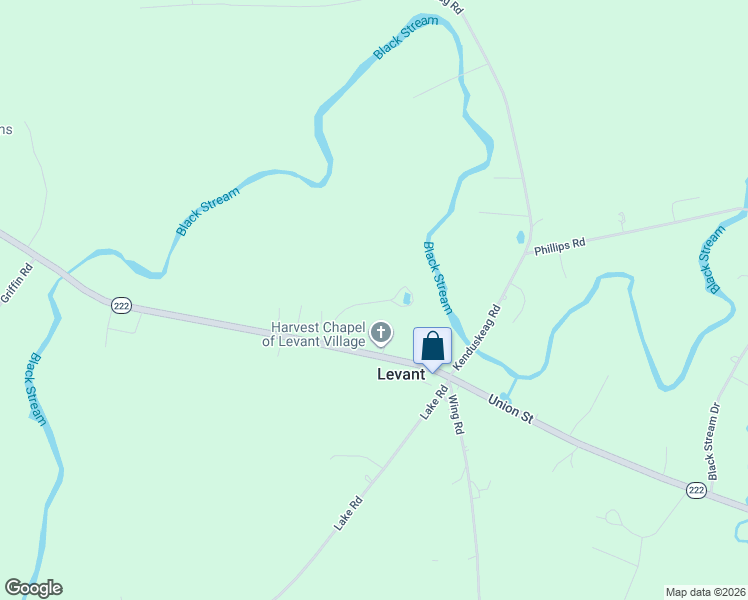 map of restaurants, bars, coffee shops, grocery stores, and more near 65 Rugosa Lane in Levant