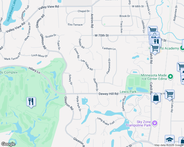 map of restaurants, bars, coffee shops, grocery stores, and more near in Minneapolis
