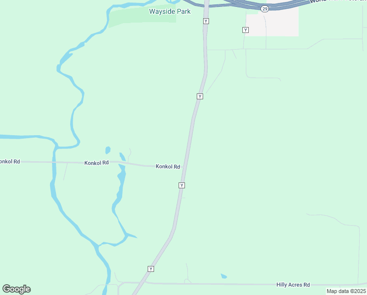 map of restaurants, bars, coffee shops, grocery stores, and more near N320 County Road Y in Hatley