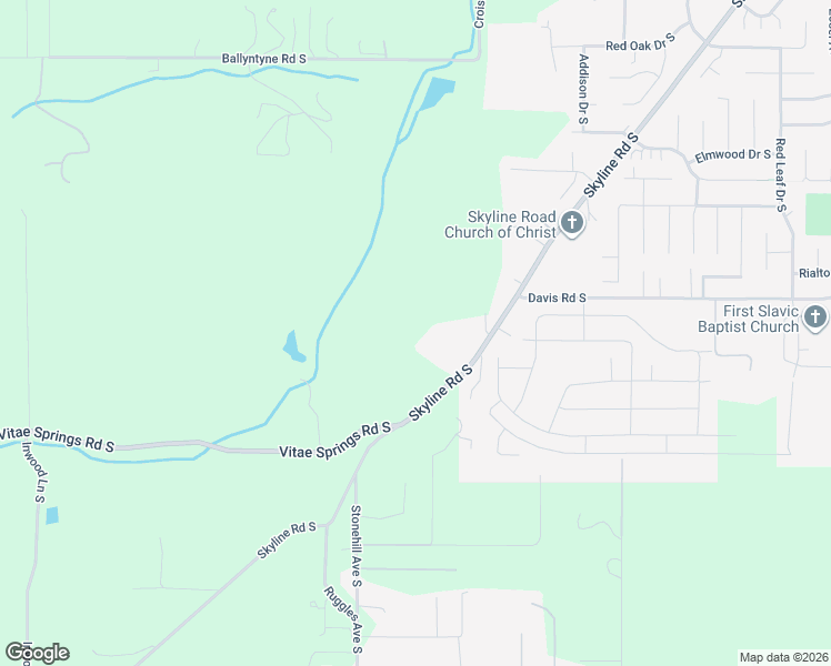 map of restaurants, bars, coffee shops, grocery stores, and more near 5935 Skyline Road South in Salem