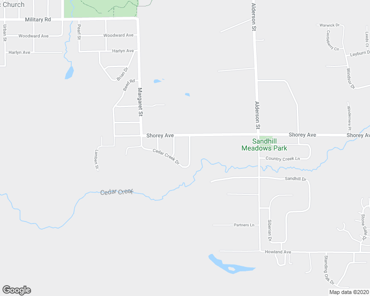 map of restaurants, bars, coffee shops, grocery stores, and more near 9304 Cedar Park Street in Rothschild