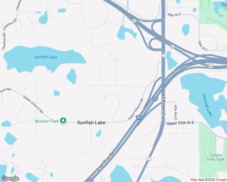 map of restaurants, bars, coffee shops, grocery stores, and more near 9 Salem Lane in Saint Paul