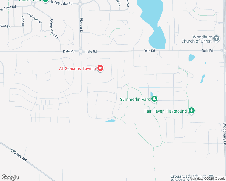 map of restaurants, bars, coffee shops, grocery stores, and more near 9240 Lighthouse Lane in Woodbury