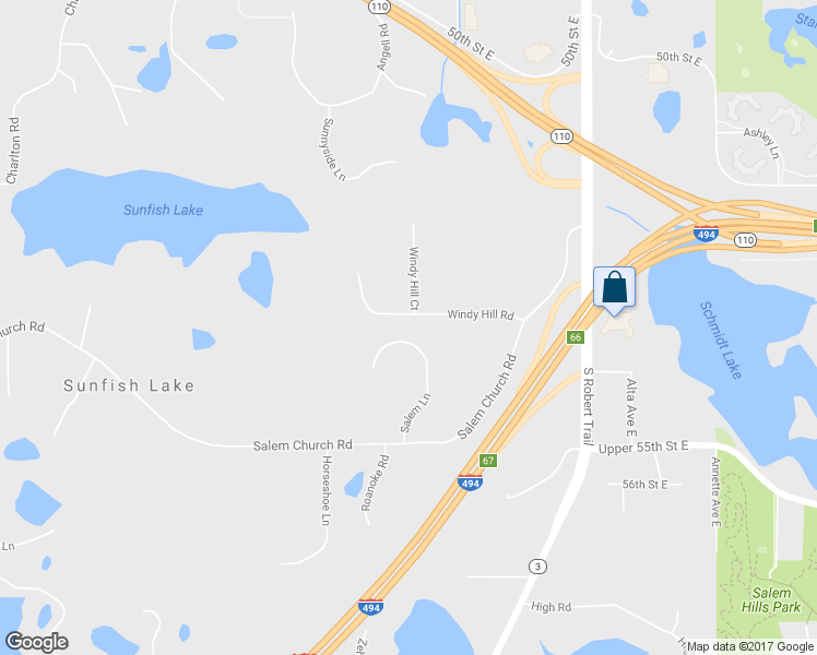 map of restaurants, bars, coffee shops, grocery stores, and more near 9 Salem Lane in Saint Paul