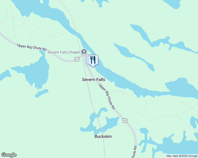 map of restaurants, bars, coffee shops, grocery stores, and more near 5631 Upper Big Chute Road in Coldwater